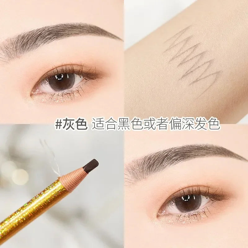MicroJoy 3Pcs Waterproof Eyebrow Pencil Set – Long-Lasting Eyebrow Pencil Set Nixie