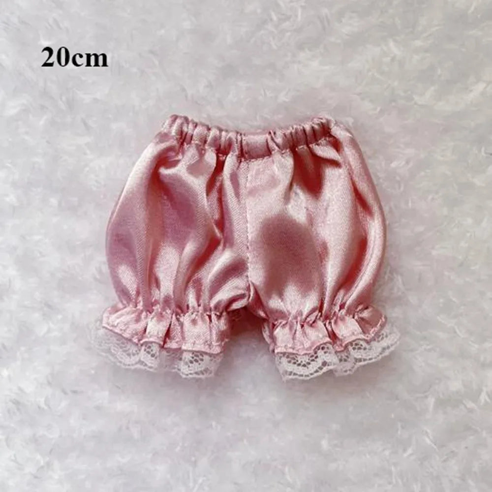 Shiny Lace Shorts for 15/20cm Cotton Dolls | DIY Doll Clothes