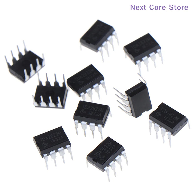10PCS TDA2822M Audio Power Amplifier IC DIP-8 | Lot of 10 Audio Amplifier IC Nixie