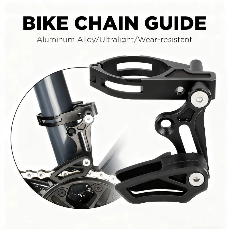 Aluminum Alloy Bike Chain Guide – Adjustable Anti-Drop Bike Chain Guide Nixie