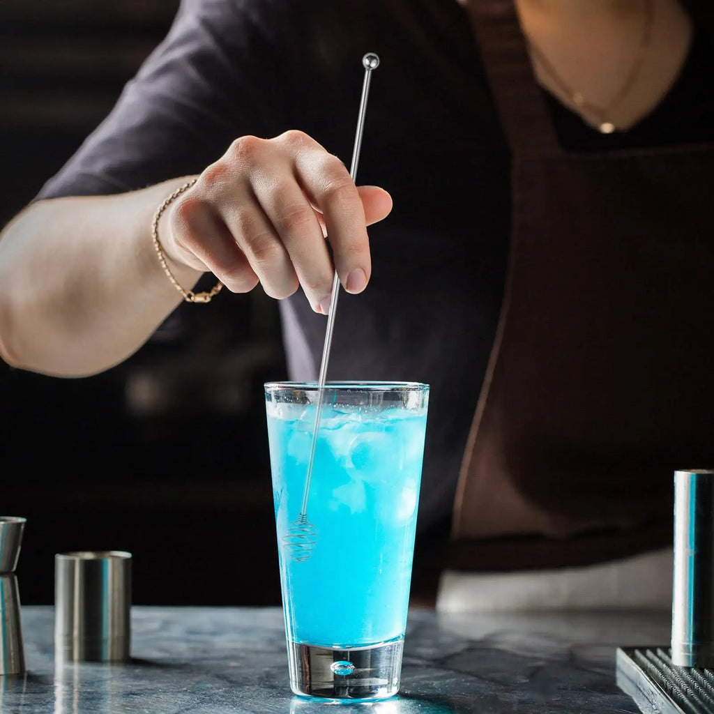 Stainless Steel Bartender Mixing Spoon | Reusable Drink Stirrer