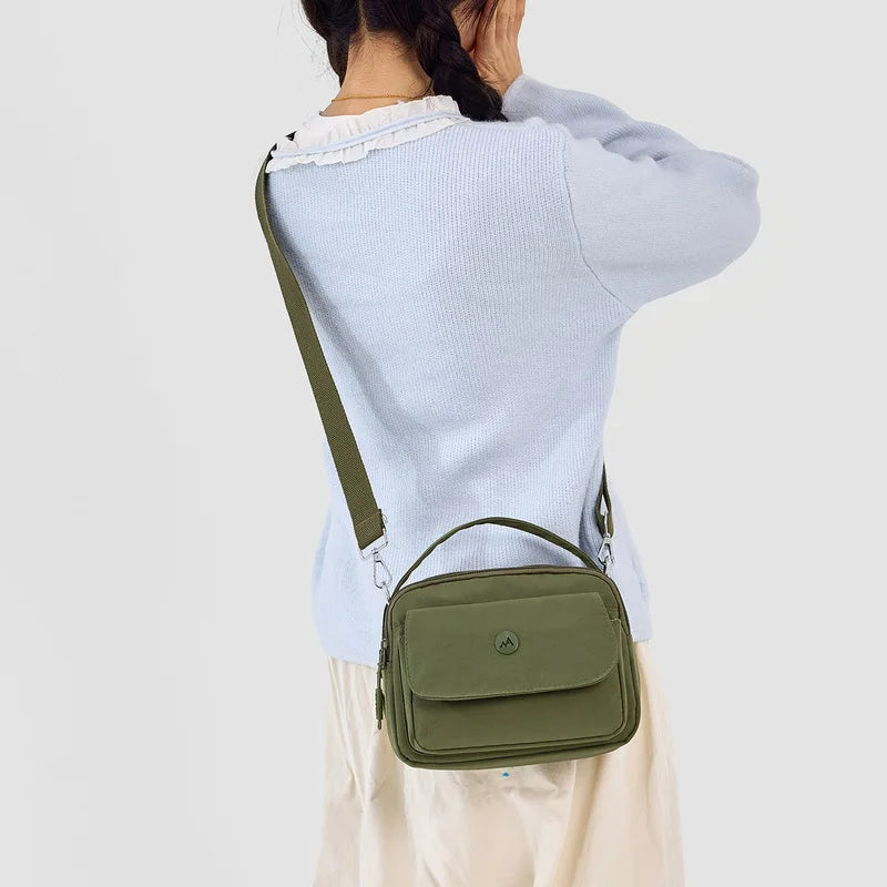 Women's Lightweight Nylon Crossbody Bag – Urban Satchel Crossbody Satchel Bag Nixie