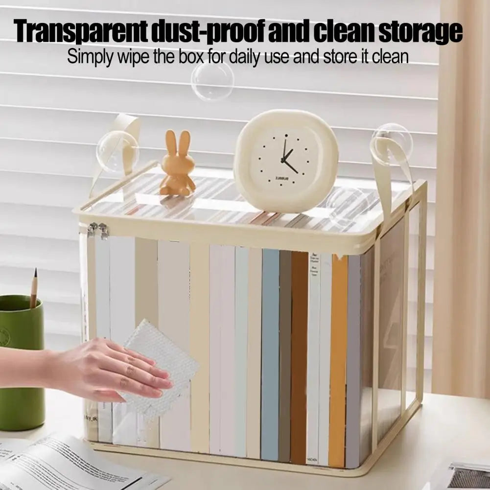 Transparent Storage Bag with Zipper & Handle – Large Capacity Storage Organizer Bag Nixie