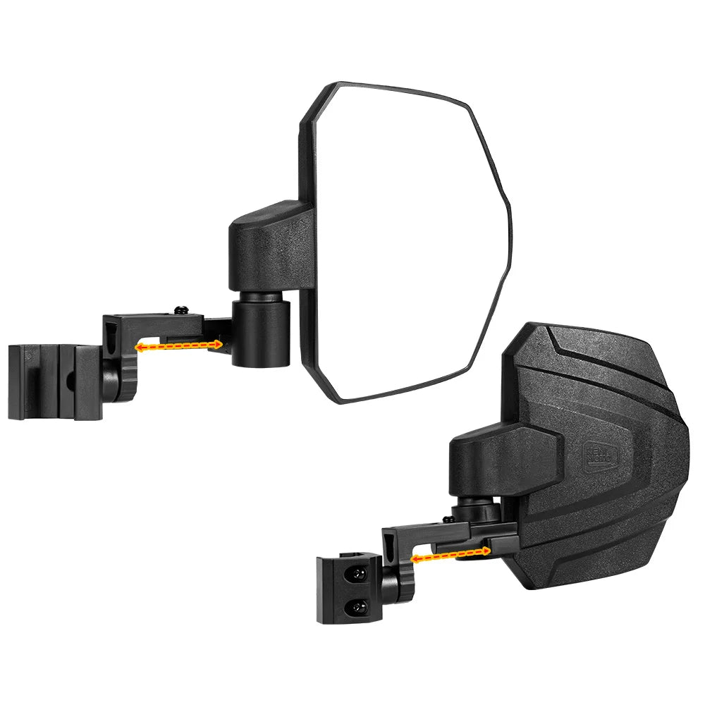 KEMIMOTO UTV Pro-Fit Side Mirrors Extendable Telescopic Arm UTV Side Mirrors Nixie Mirrors