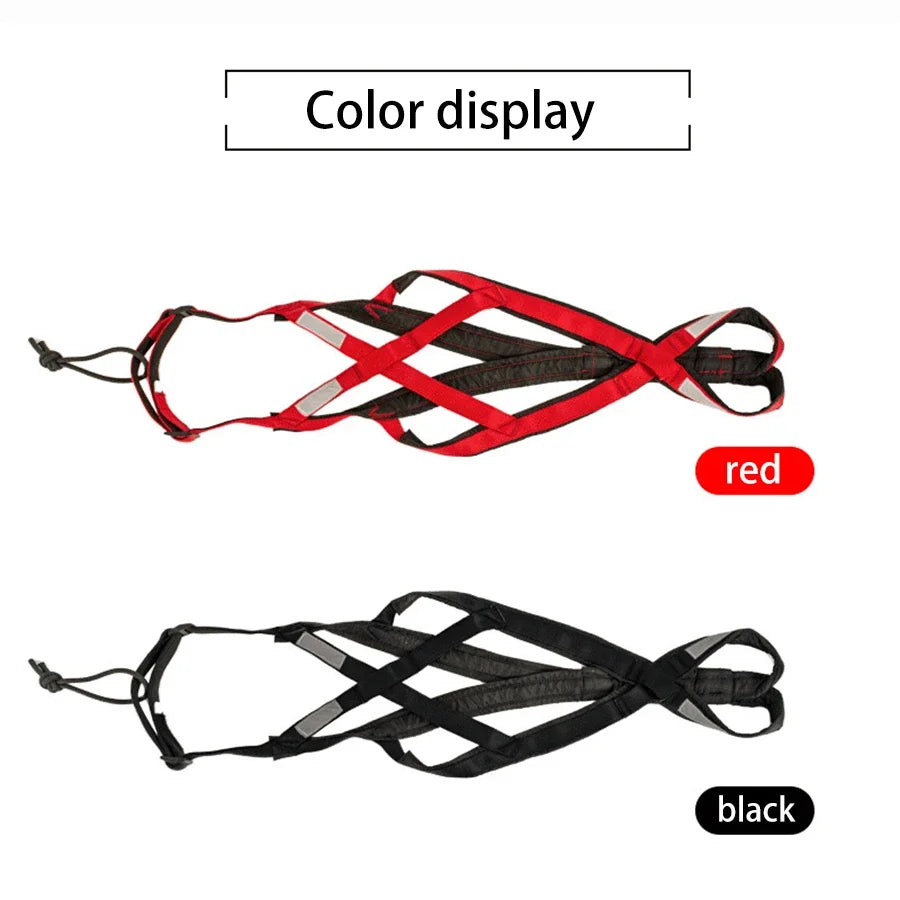 Dog Sled Harness & Weight Training Leash | Husky Scooter Dog Sled Harness Nixie