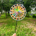Reflective Sunflower Windmill – Bird-Deterrent Garden Decor, 6 Colors Garden Wind Spinner Nixie A5