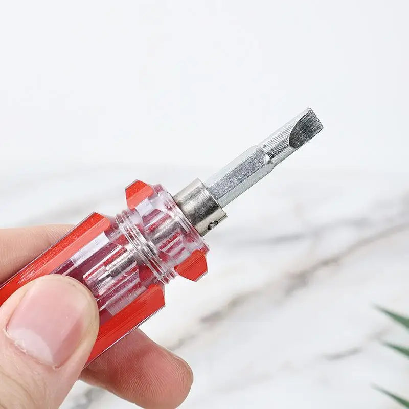 2-Piece Mini Stubby Screwdriver Set – Flat & Phillips Head Screwdriver Set Nixie