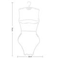 Body Shape Swimsuit & Lingerie Hanger – Foldable Closet Organizer Garment Display Hanger Nixie White