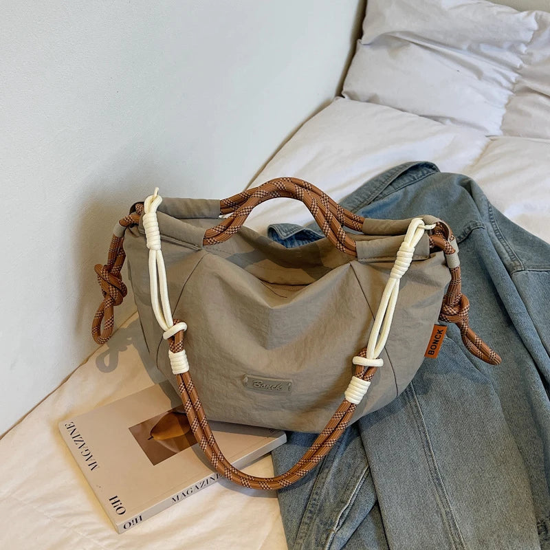 Women's Nylon Dumpling Hobo Bag – Large Crossbody Handbag Crossbody Shoulder Handbag Nixie