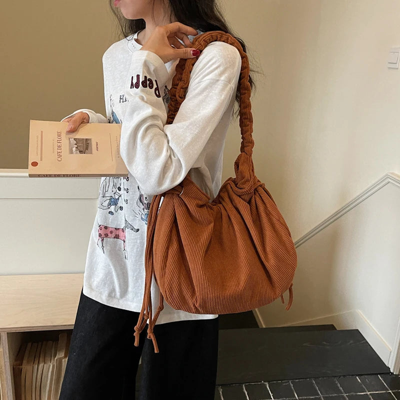 Korean Corduroy Crossbody Cloud Bag – Women's Shoulder Bag Crossbody Shoulder Bag Nixie