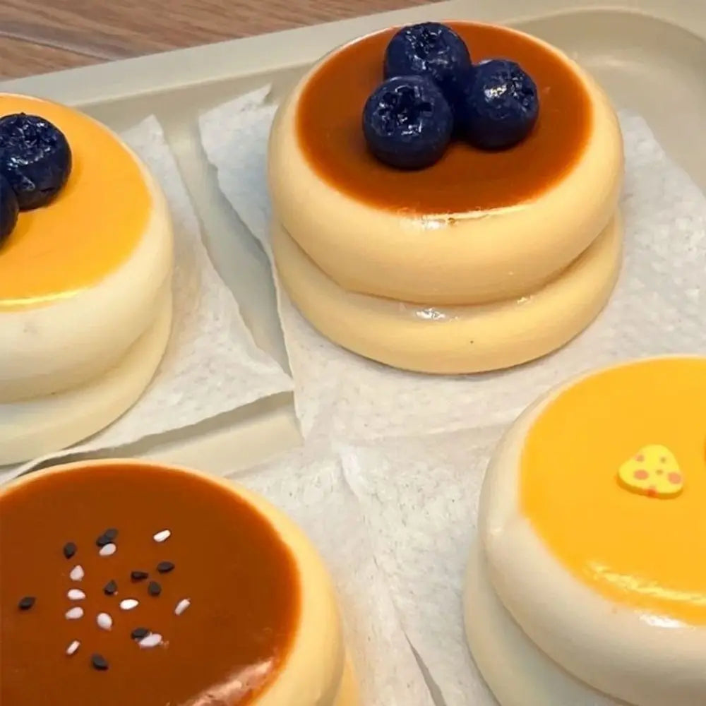 Slow Rebound Soufflé Fidget Toy – Soft Squeeze Cake Shape