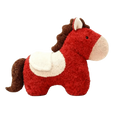 Horse Stuffed Animal Plush Throw Pillow – Lunar New Year Gift Plush Throw Pillow Nixie Red 55-40