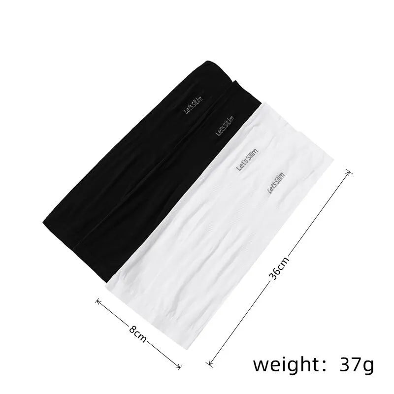 Ice Silk UV Arm Sleeves 2 Pairs – Unisex Sun Protection UV Arm Sleeves Nixie