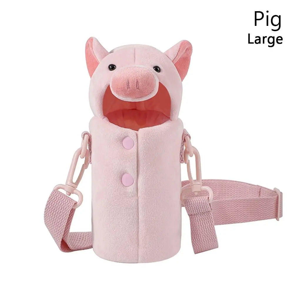 Plush Insulated Water Bottle Sleeve Cover – Camping Pouch