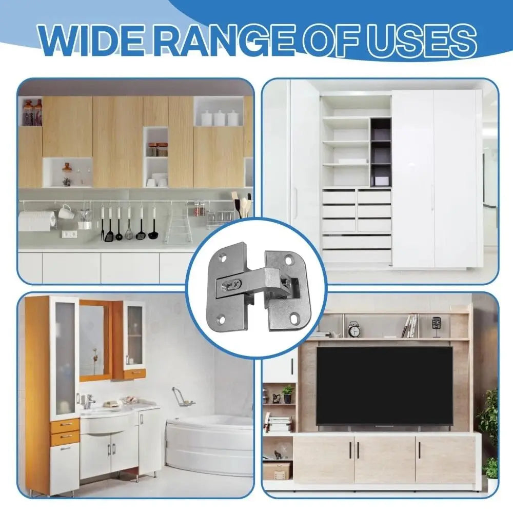 Zinc Alloy Pie Cut Corner Hinge – Soft Close Cabinet Hinge Cabinet Door Hinge Nixie