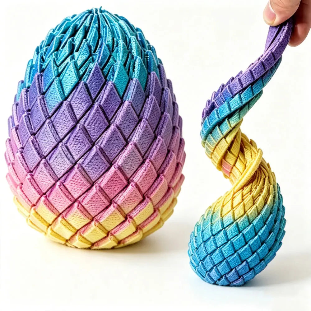 3D Printed Dragon Egg Fidget Toy – Deformable Desk Ornament Fidget Desk Toy Nixie
