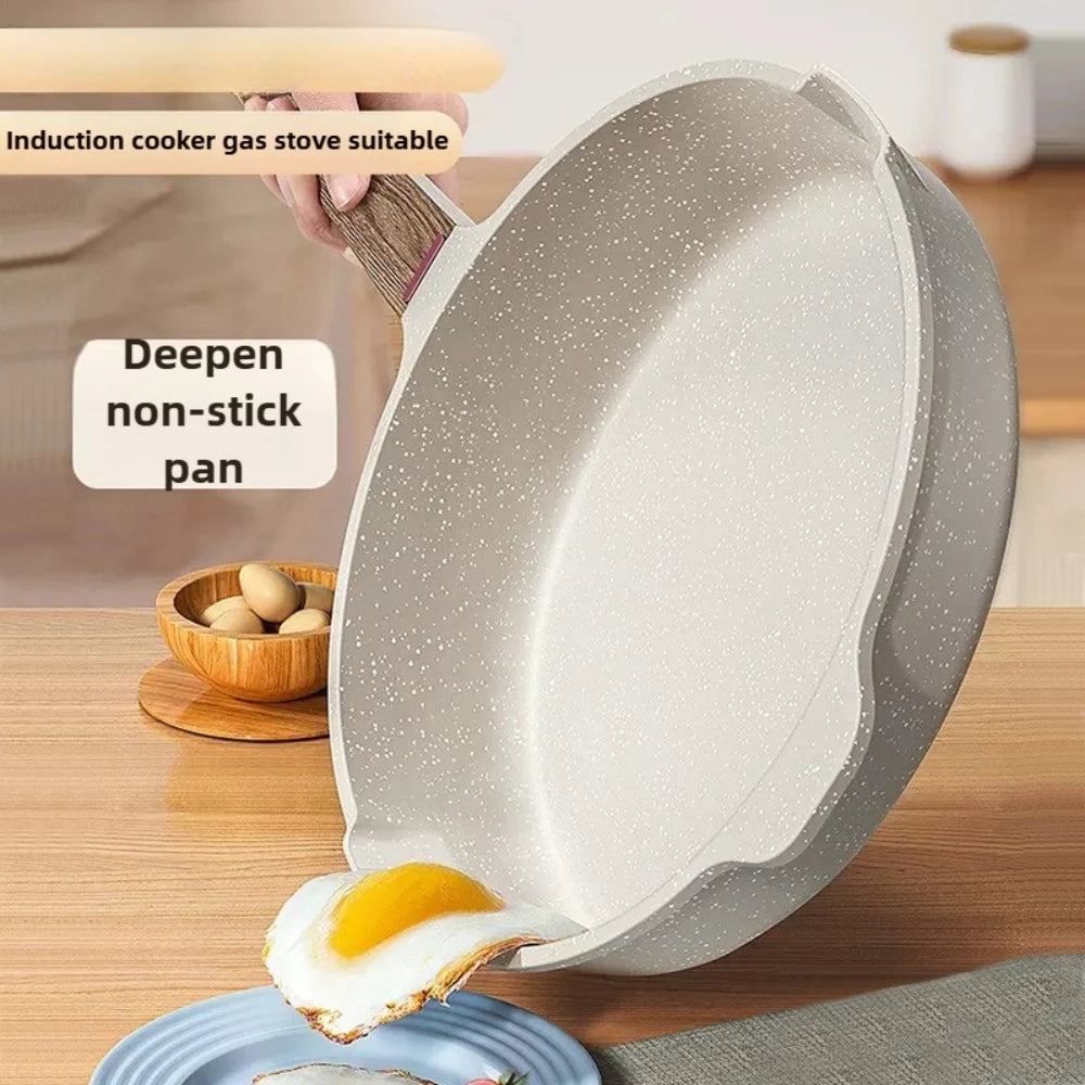 FEB.WIND Nonstick Frying Pan with Lid – Gas & Induction Ready Nonstick Frying Pan Nixie