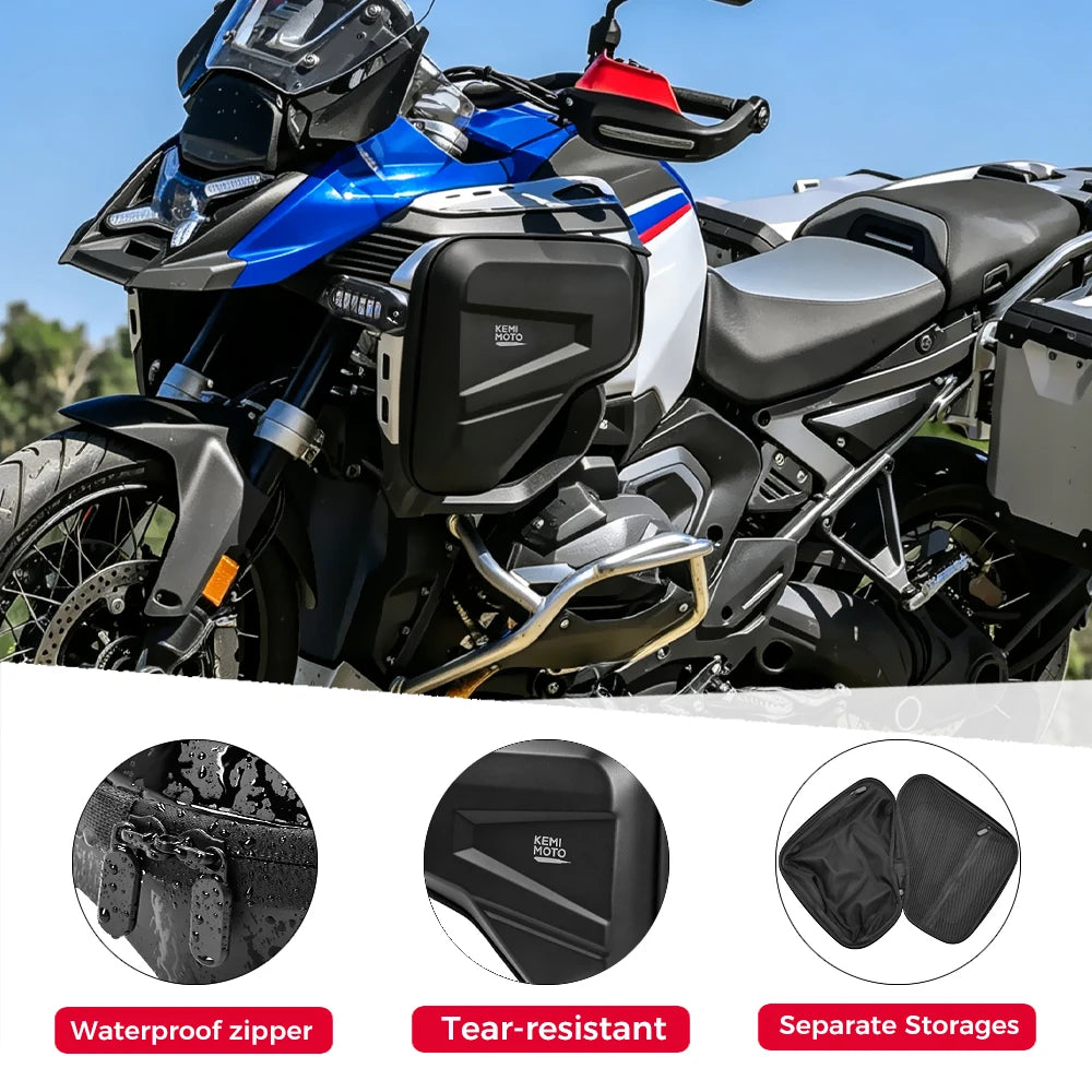 KEMIMOTO EVA Waterproof Side Bags for BMW R1300GS Adventure Motorcycle Side Bags Nixie