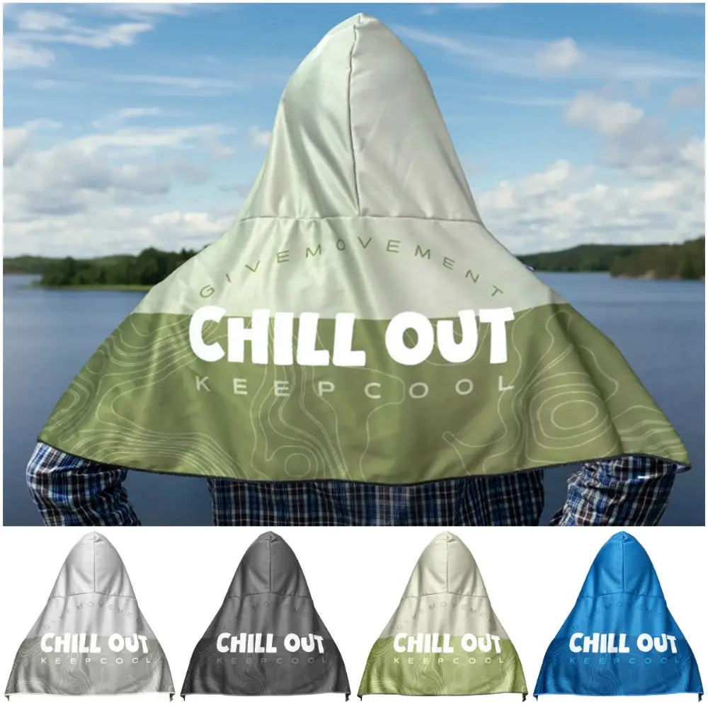 Hooded Sun Protection Shawl – Quick-Dry Cooling Head Cover Hooded Sun Shawl Nixie