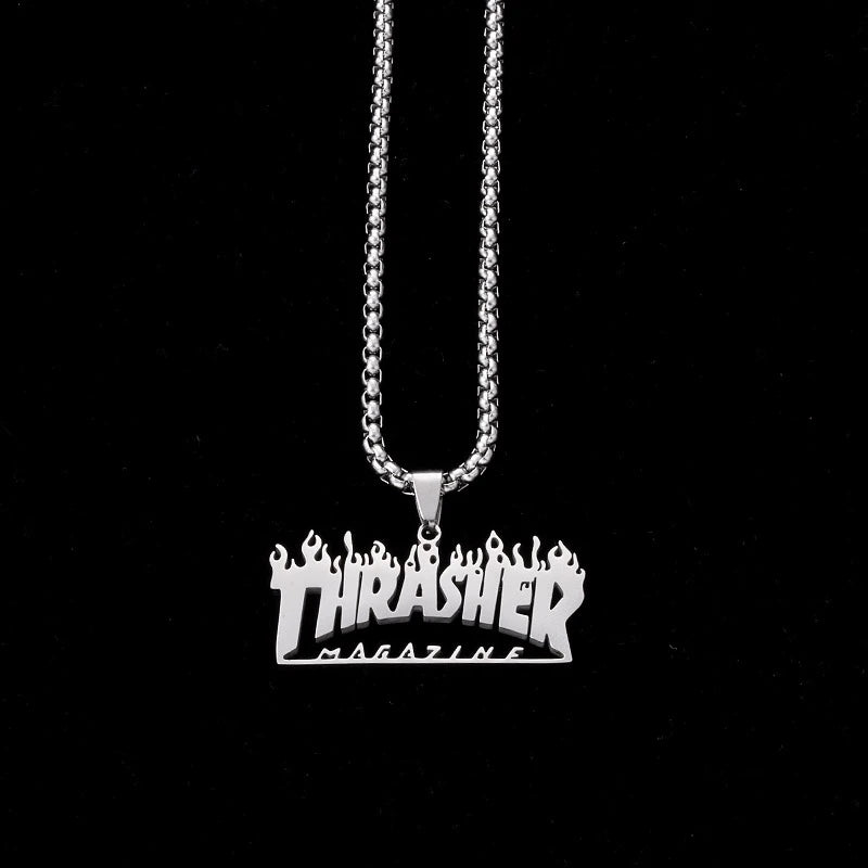 Hip-Hop Long Pendant Necklace – Unisex Trendy Metal Jewelry Pendant Necklace Nixie XL1810-054