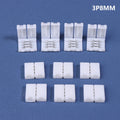 10Pcs Solderless LED Strip Connectors 8mm 10mm 2/3/4 Pin RGB LED Strip Connector Nixie 3P 8MM