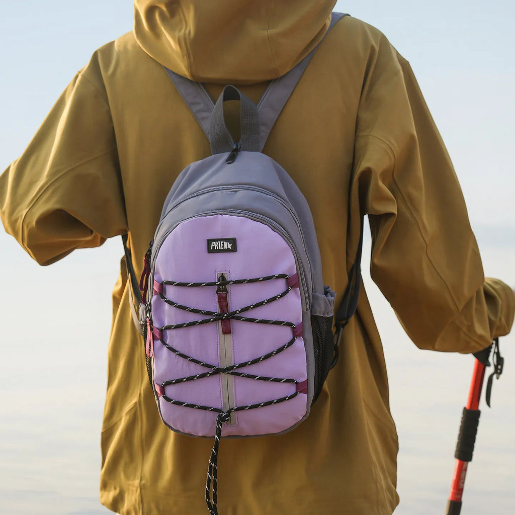 Nixie Dual-Use Chest Bag Crossbody Backpack – Unisex Crossbody Chest Backpack Nixie Purple