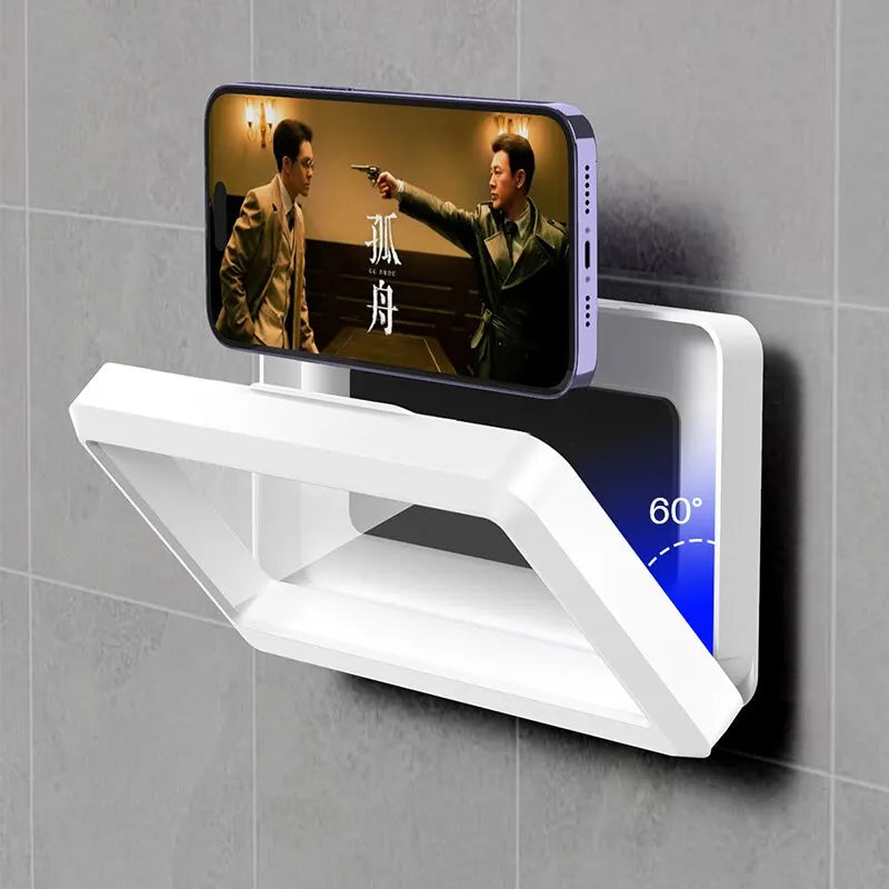 Waterproof Anti-Fog Shower Phone Holder | Wall Mount Case Shower Phone Holder Nixie