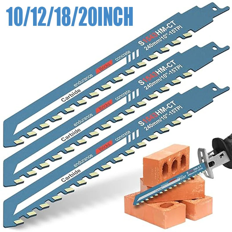 Carbide Reciprocating Saw Blade – Brick, Masonry & Concrete Reciprocating Saw Blade Nixie