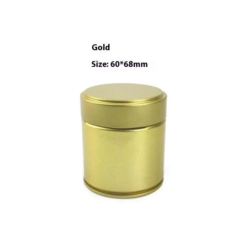 Portable Mini Tinplate Matcha Tea Canister – Airtight Spice Jar Airtight Tea Canister Nixie A4