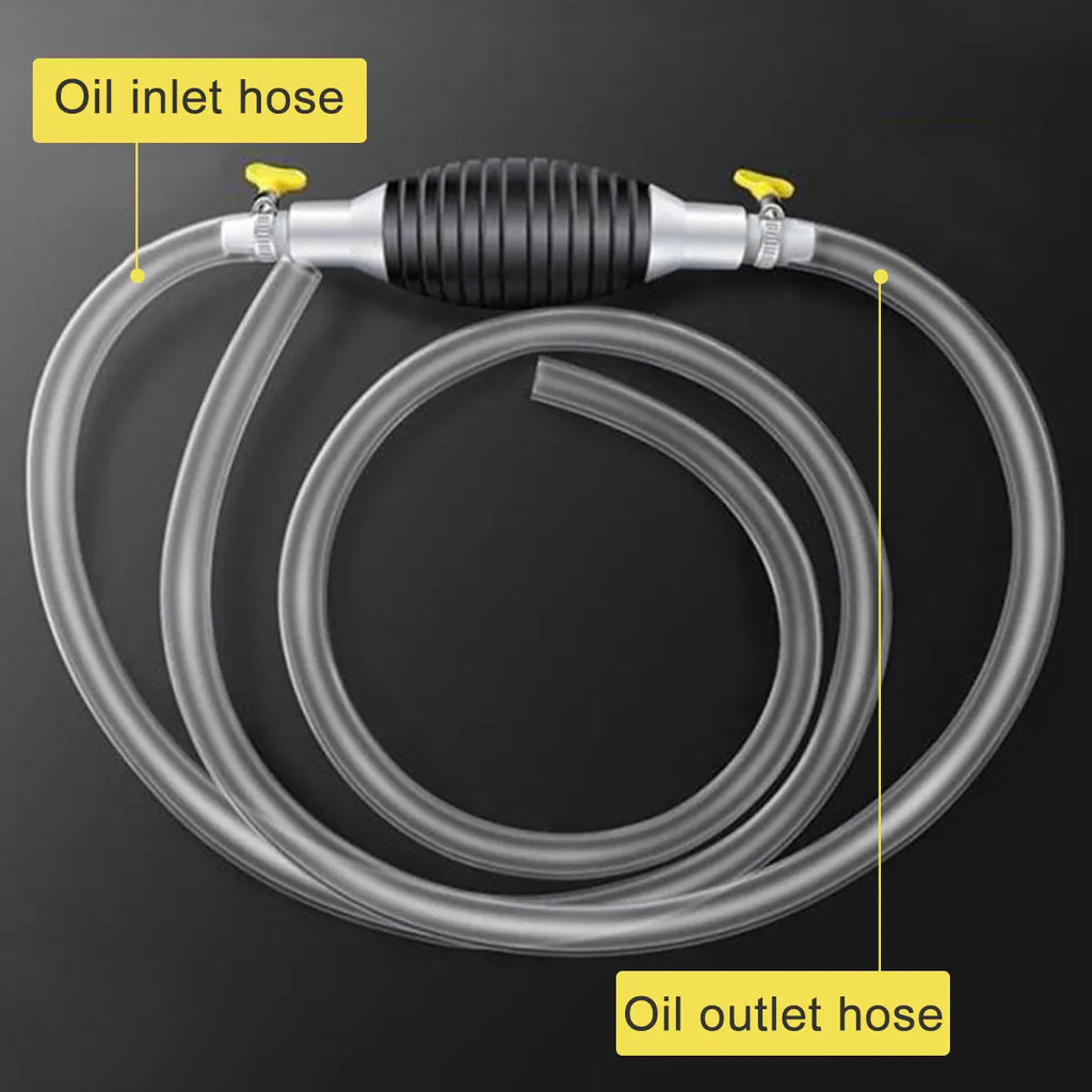 Manual Fuel Transfer Pump Kit – 2m PVC Hose, Oil & Diesel Fuel Transfer Pump Nixie