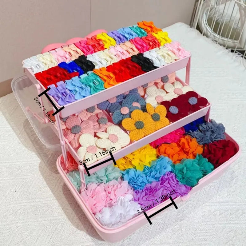 18-Piece Girls Hair Accessories Set – Headbands, Bows & Ties Girls Hair Accessories Nixie