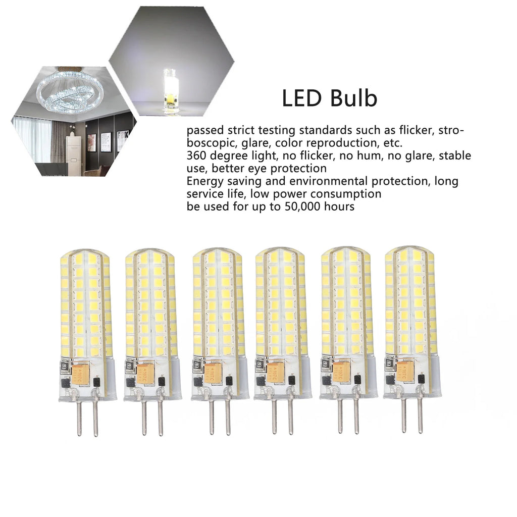 GY6.35 LED Corn Bulb 7W Flicker-Free 360° 700lm Energy Saving LED Light Bulb Nixie