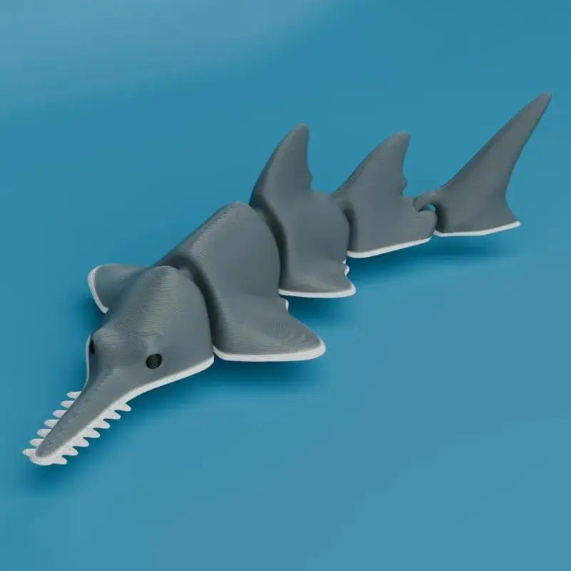 3D Printed Articulated Sea Animal Figurine – Shark & Orca Articulated Figurine Nixie