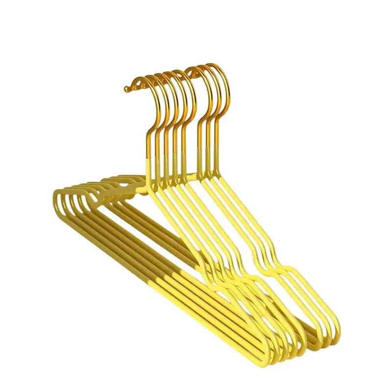 10-Pack Non-Slip Metal Clothes Hangers – PVC Coated, 40cm Clothes Hangers Nixie