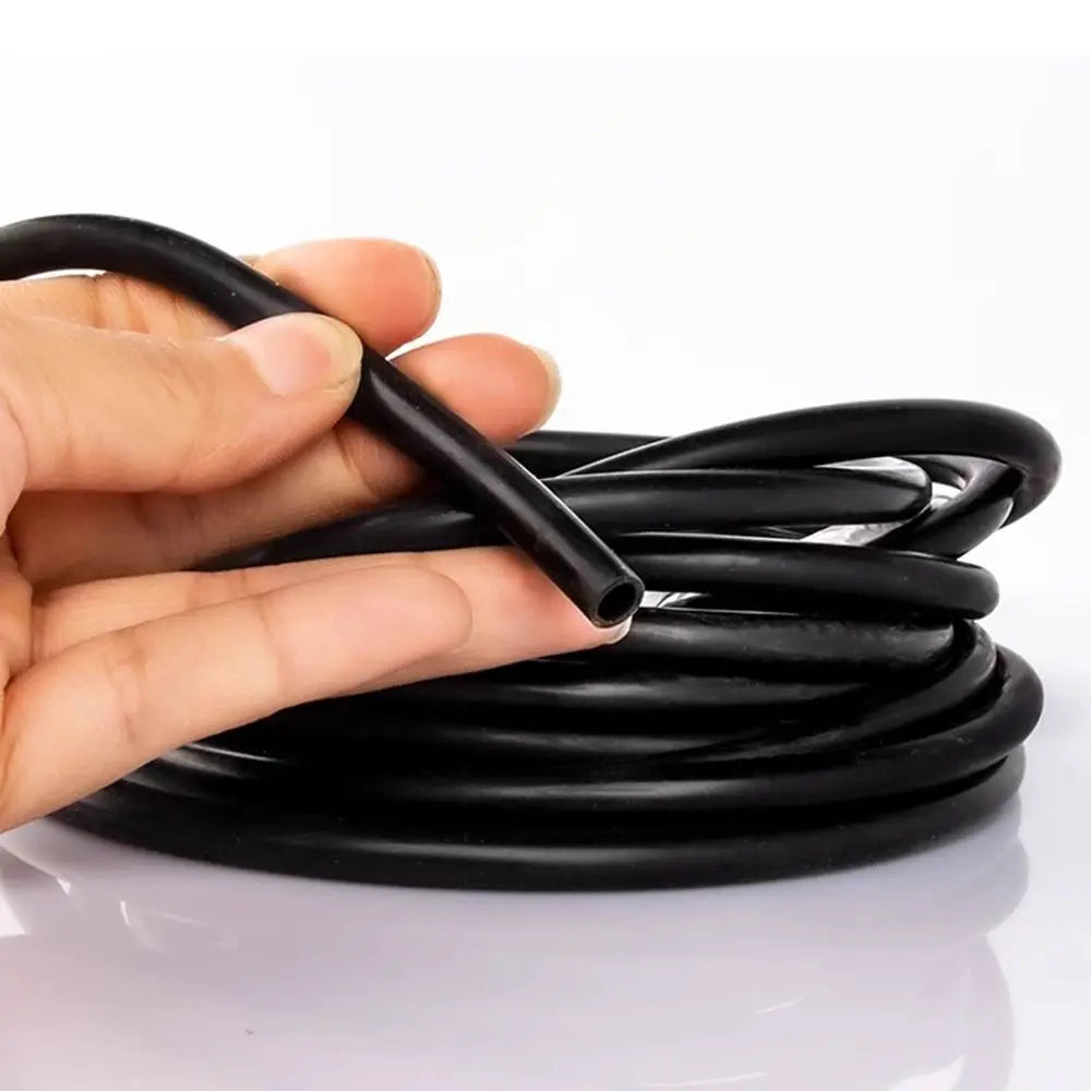 Food Grade Silicone Tube 5M Flexible Black Hose ID 2–6mm Silicone Tubing Hose Nixie