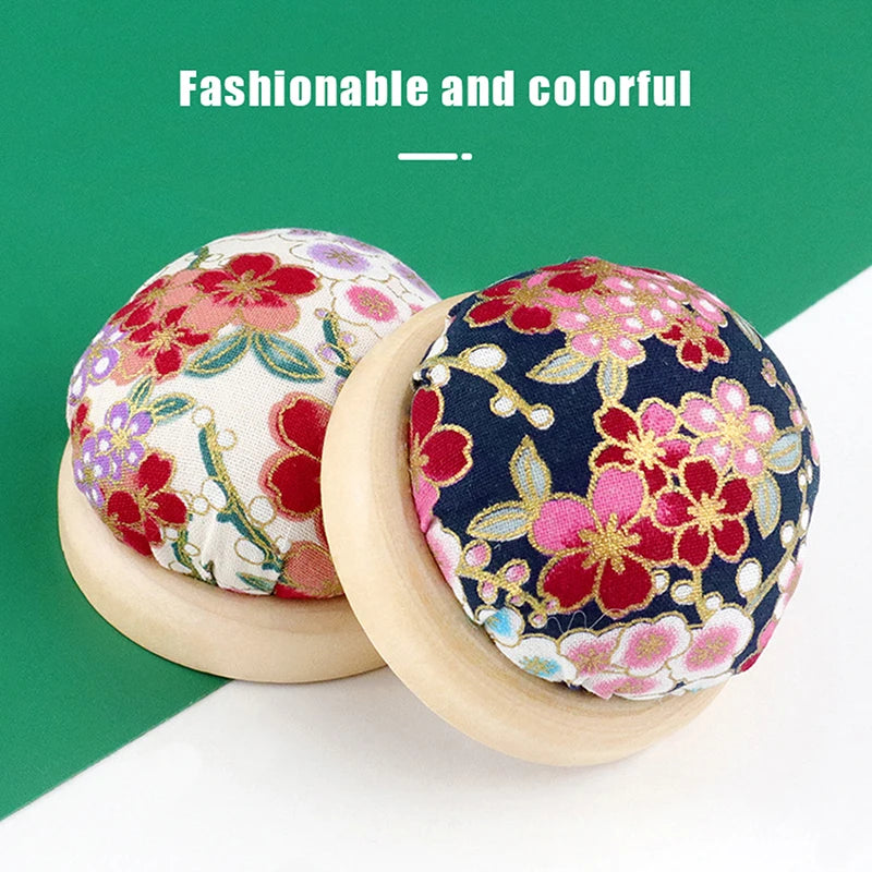 Half Round Embroidery Pincushion Wood Base – DIY Sewing Embroidery Pincushion Nixie