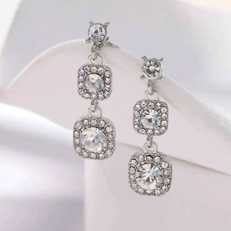Vintage Flower Drop Earrings for Women – French Style by Nixie Drop Earrings Nixie XL2180-48