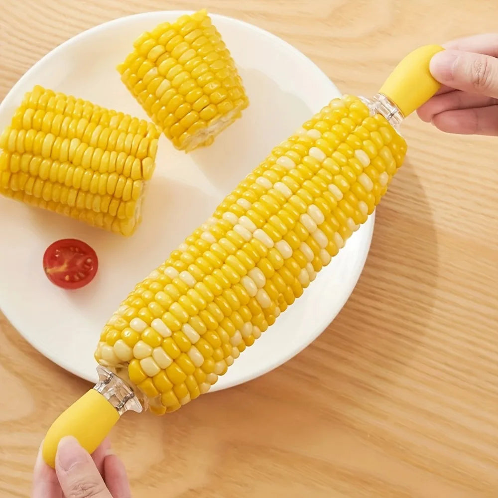 2PCS Corn on the Cob BBQ Forks – Grilling Skewer Set