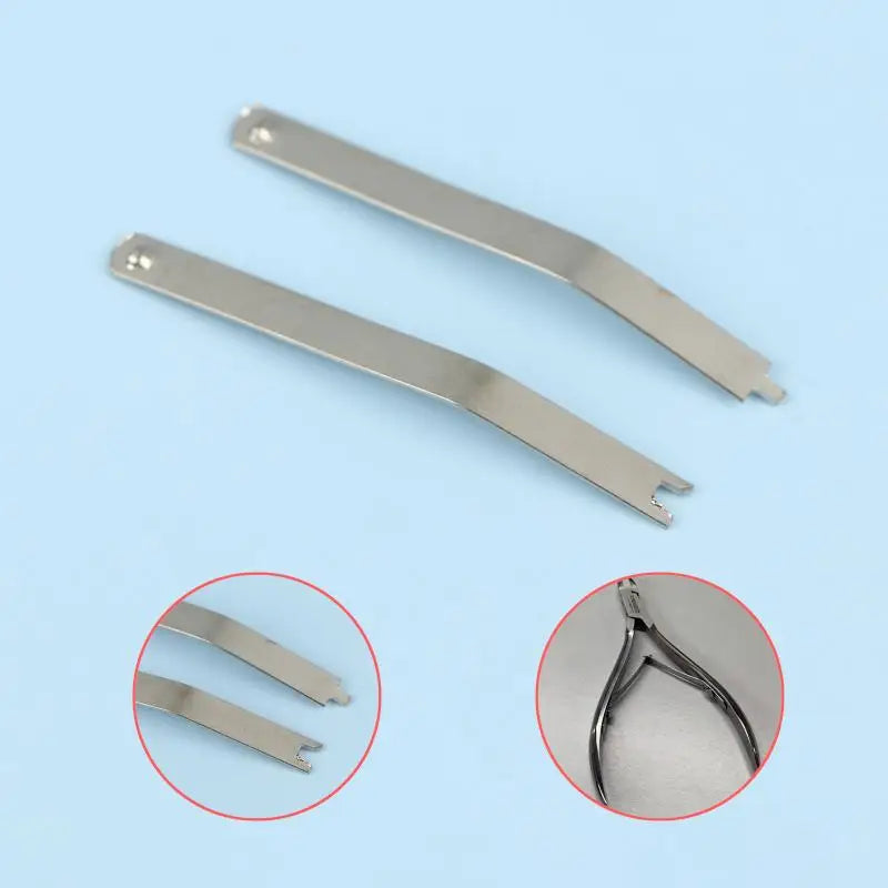 Cuticle Trimmer Nail Art Scissors Stainless Steel Spring Pliers Nail Art Scissors Nixie 1pair