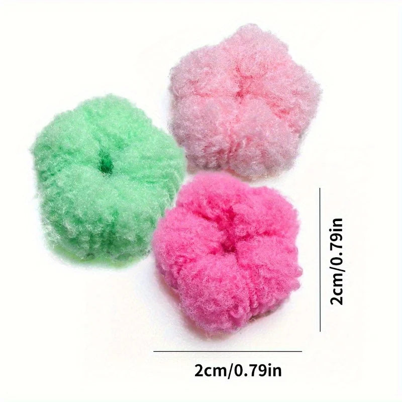 40pcs Mini Plush Elastic Pet Hair Bands – Puppies & Kittens Pet Hair Accessories Nixie