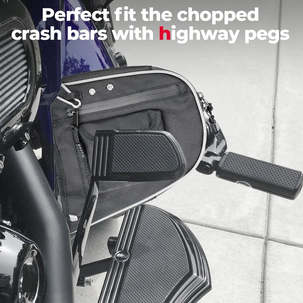 Motorcycle Soft Lower Chaps Leg Guards – Road King & Glide Motorcycle Soft Lowers Nixie