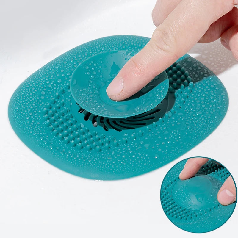 Silicone Hair Catcher Shower Drain Cover & Sink Strainer Drain Strainer Nixie