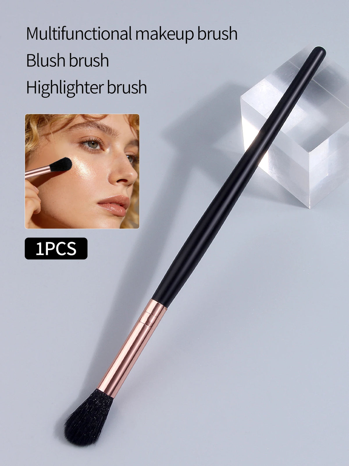 Nixie Multifunctional Highlighter Blush & Contour Makeup Brush Makeup Brush Nixie