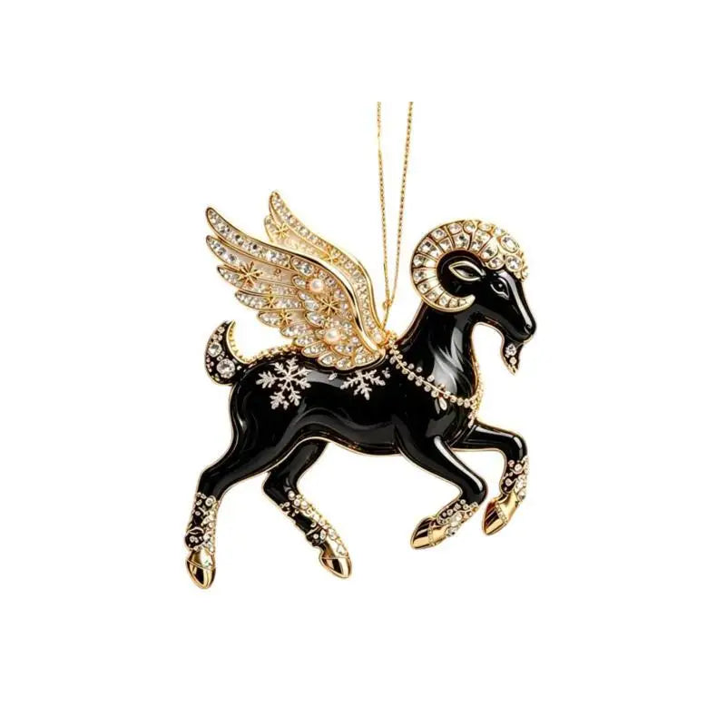 Acrylic Chinese Zodiac Goat Hanging Ornament | Lunar New Year