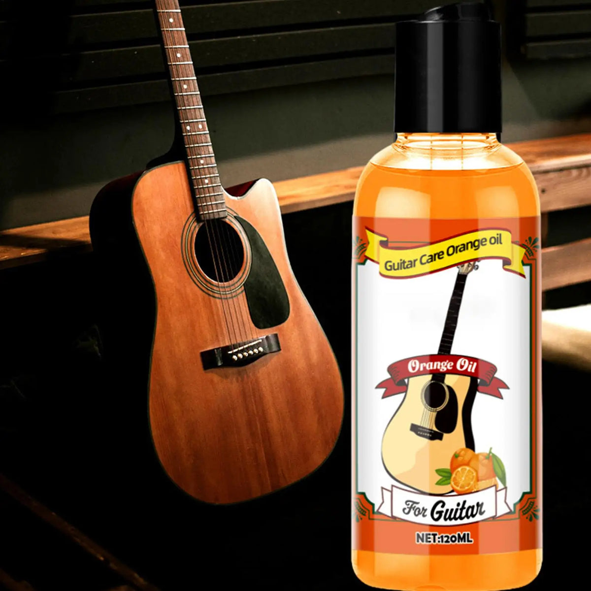 Guitar Fretboard Polishing Oil 120ml + Cleaning Cloth Set Guitar Care Oil Nixie Default Title