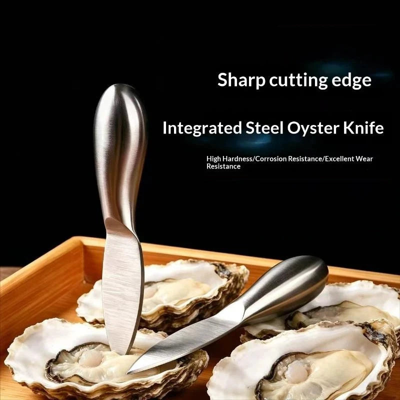 Oyster Shucking Knife – Stainless Steel, Non-Slip Handle Oyster Shucking Knife Nixie