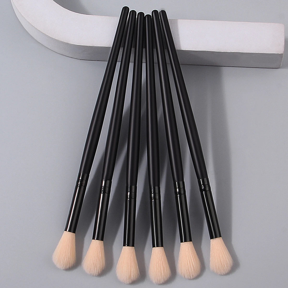Champagne Makeup Brush Set – Highlight, Eyeshadow & Contour Makeup Brush Set Nixie