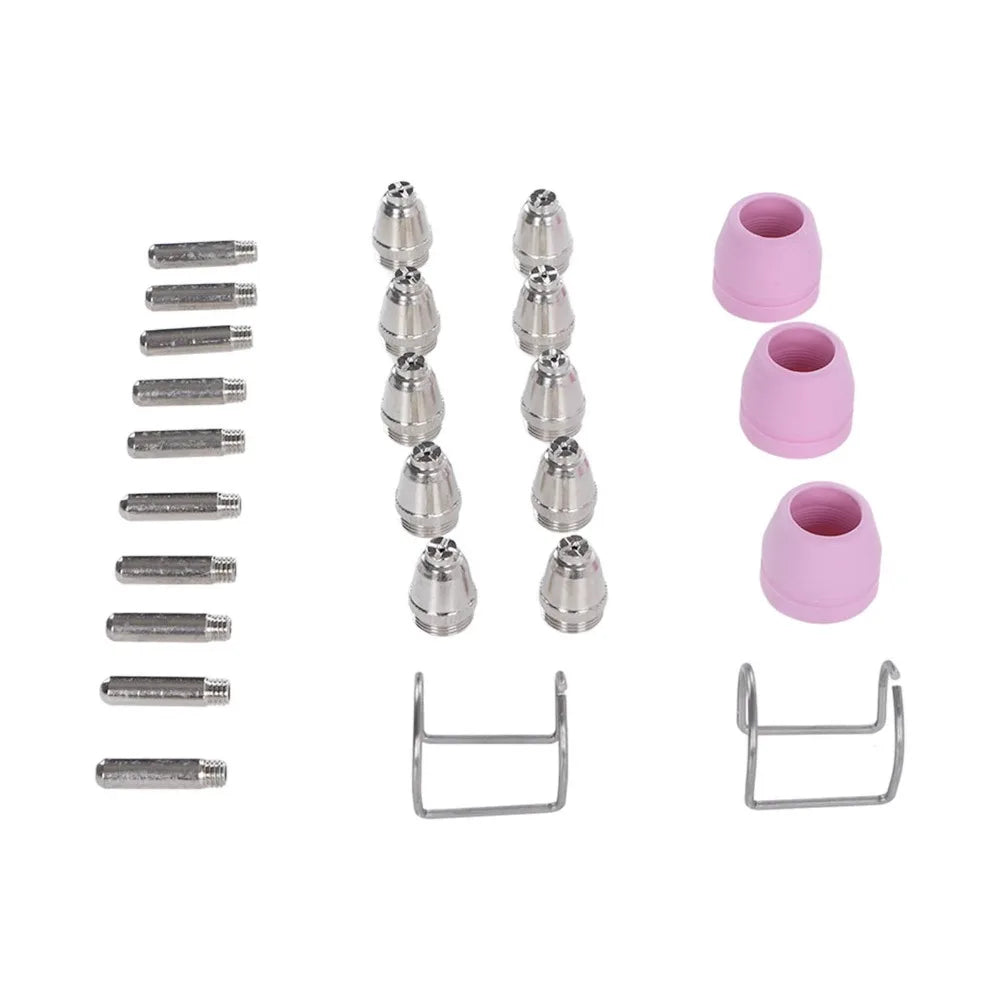 25pc Plasma Cutter Consumables Kit – Electrodes & Nozzles