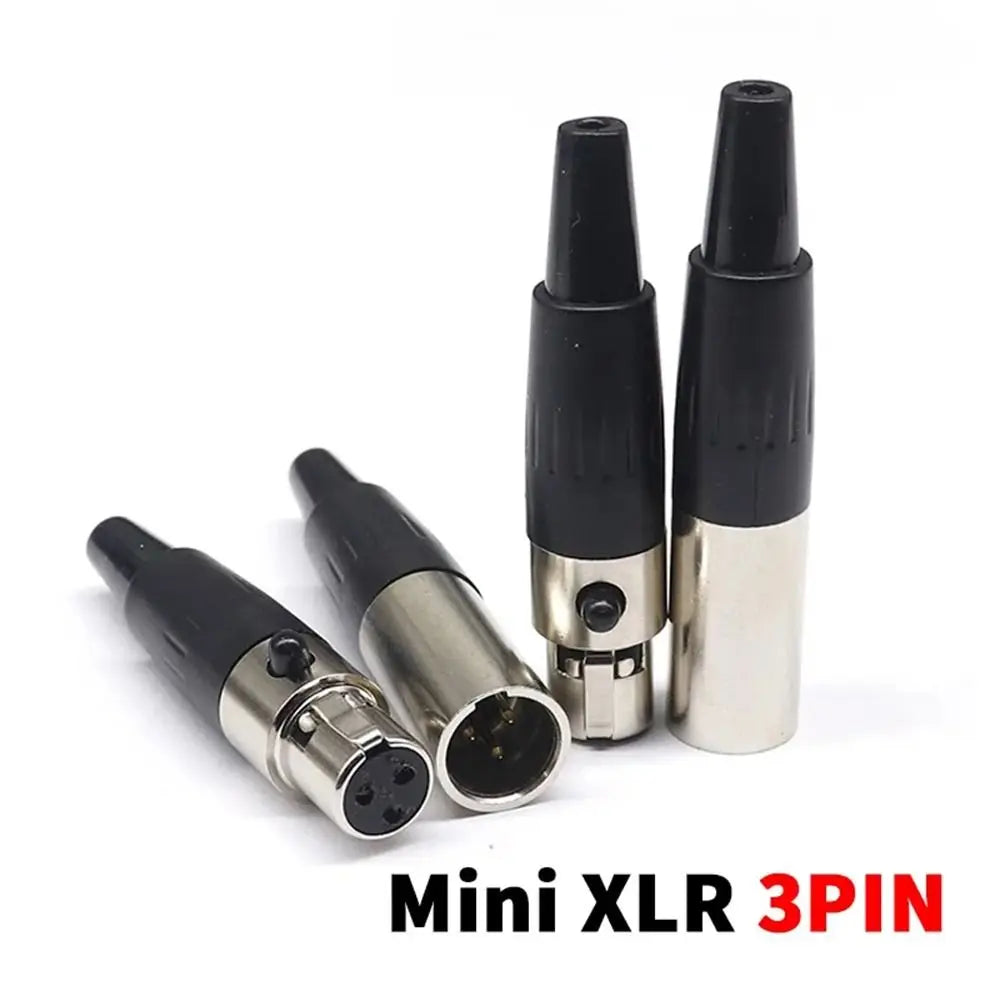 Mini XLR Connector 3/4/5/6 Pin Male Female Plug – Audio Mic Audio Connector Plug Nixie