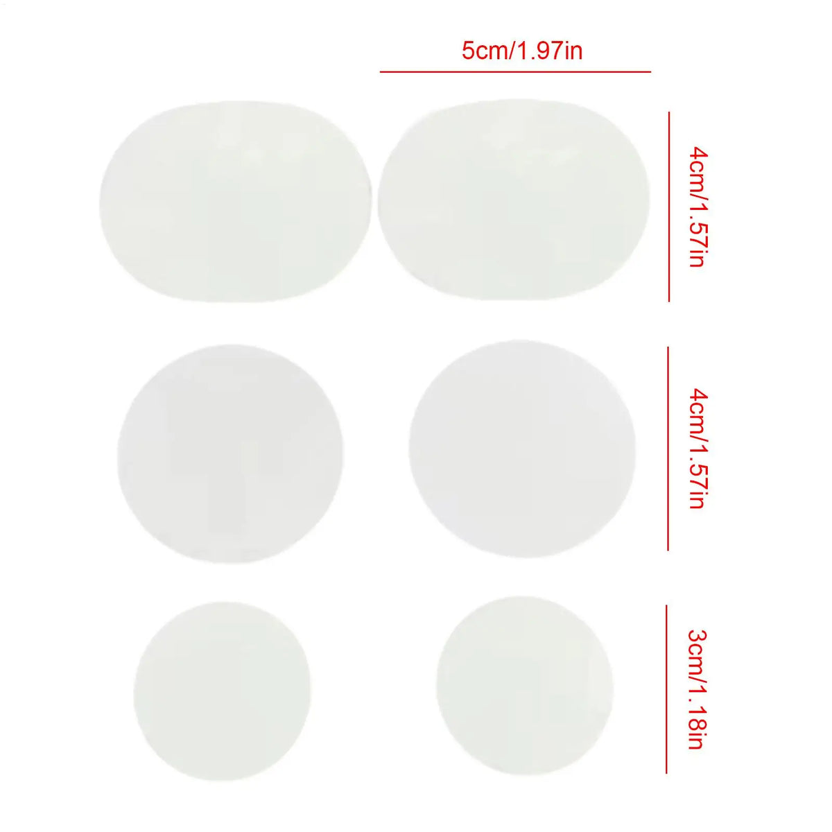 Shoe Patches for Toe Holes – 6pc Self-Adhesive Repair Pads